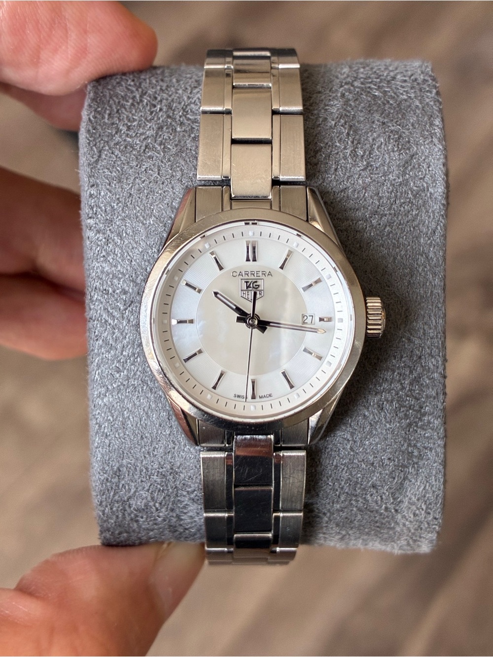 TAG Heuer Carrera Quartz Ladies Watch (Model: WV1415.BA0793)